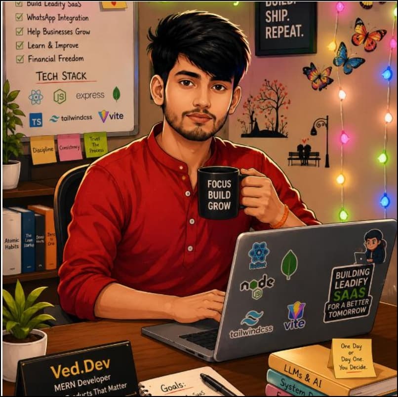 Ved Tiwari - Founder of Leadify
